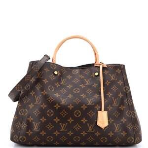 Louis Vuitton Montaigne Handbag Canvas #256503L23B